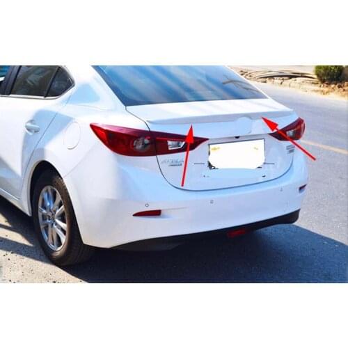 Factory Style Spoiler Wing ABS for 2014-2018 MAZDA 3 4DR Sedan Spoilers C 1PCS