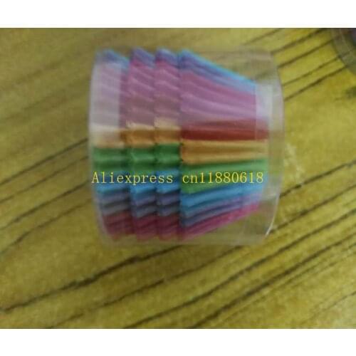 10000pcs/lot Fast shipping Colorful Rainbow Paper Cake Cupcake Liners Baking Muffin Cup Case For Wedding Party