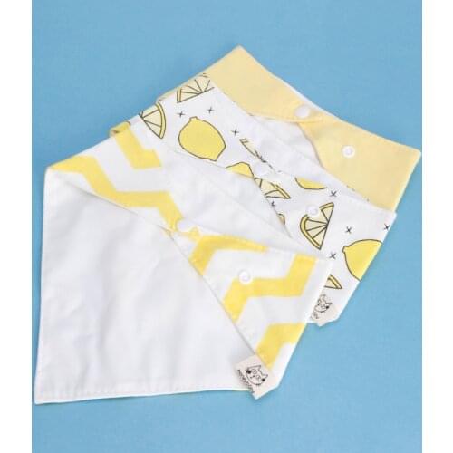 3Pcs/set Baby Bibs Infant Cotton Bandana Bibs Babador Saliva Kids Scarf Towel