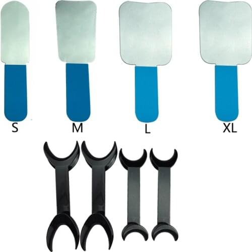4pcs Dental Intraoral Photography Mirror Cheek Lip Mouth Retractor Opener Dental Supplies