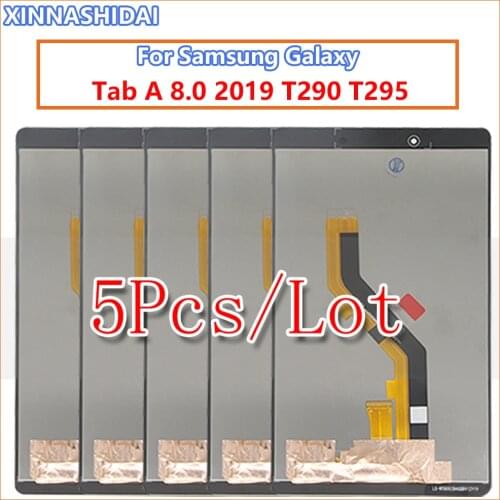 5PCS/LOT For Samsung Tab A 8.0 2019 SM-T290 SM-T295 T290 T295 Touch Screen LCD Display Digitizer Glass Panel Assembly