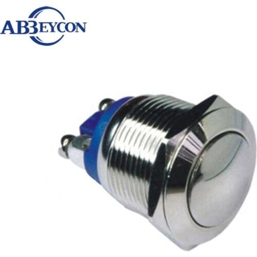 5pcs/Lot IB 19148 19mm domed head waterproof screw terminal push button switch with best price momentary switch