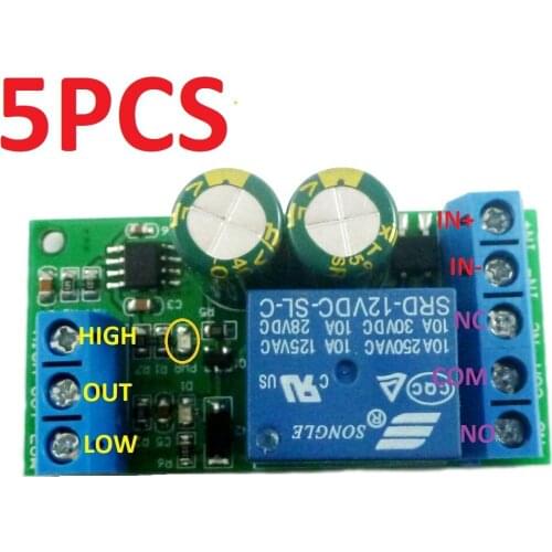 5x LC25A01 12V Water Level Automatic Controller Liquid Sensor Switch for Motor Solenoid valve Relay Home automation Smart Home