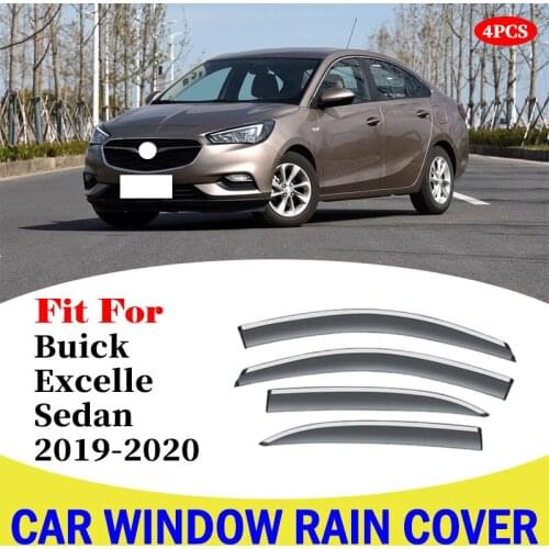 Car Cover Window Visor Sun Rain Wind Deflector Awning For Buick Excelle Sedan 2019-2020 Accessories parts Window Rain Cover