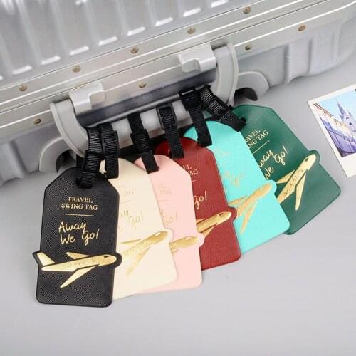 Travel Flight Luggage Tag Business Card Laminated personalized Custom Name Bag Tag