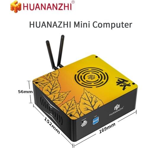 HUANAZHI MINI H1/H2/H3 1080P PC i3 i5 Intel CORE CPU 128 256GB ROM 4GB 8GB RAM Windows 10 Desktop Computer HDMI-Compatible VGA