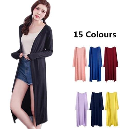 New Arrive Women Spring brand Cotton Top Thin Blouse Long Sleeve Cardigan long Sweater Coat Big Size M-4XL BLACK RED WHITE pink