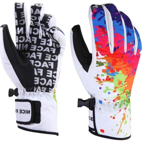 New Women Men Ski Gloves Snowboard Snowmobile Motorcycle Riding Mountain Children Winter Snow Gloves Windproof Waterproof Unisex