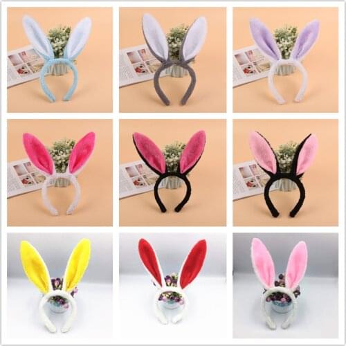 Easter Adult Children Cute and Comfortable Hairband Rabbit Ear Headband Fancy Dress Costume Bunny Ear Hairband Hair Accessories