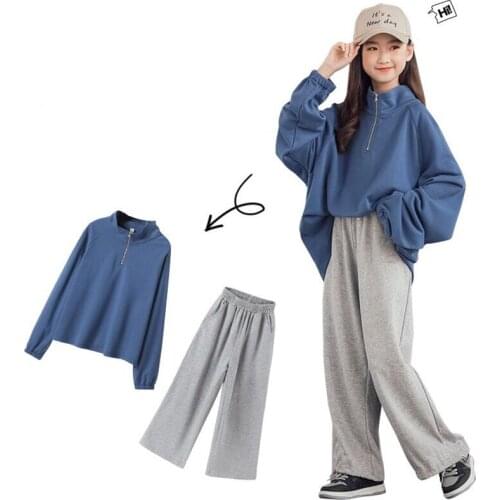 Autumn Spring Girls Clothing Suits Kids Cotton Sweatshirt Tracksuit Casual Sport Suits Outwear Fashion Gift For Children