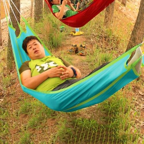 Portable Hanging Hammock Indoor Home Travel Outdoor Camping Swing Sleeping Bed for Home Yard Relaxation Ornaments