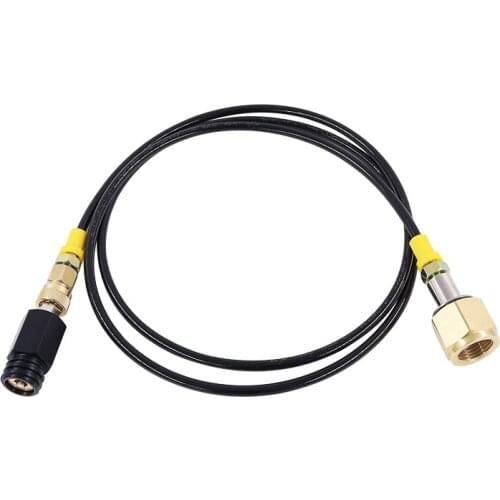 Soda Stream Maker Soda Club External Hose & Adapter Kit to CGA320 W21.8 Big CO2 Tank with Quick Disconnect & 1.5M Microbore hose