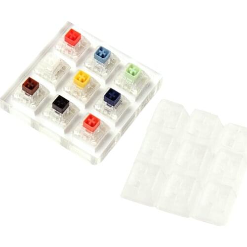 9 Switch Clear Switches Tester for Mechanical Keyboard, Switch Testing Tool, Clear Switch Color, High quality