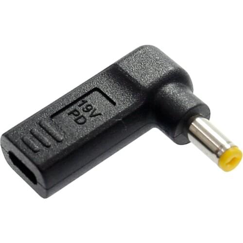 Type-C To 5.5x1.7mm PD Charger Connector 19V For Acer Laptop Power Adaptor 3.0x1.1