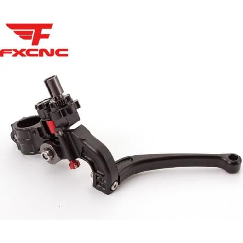 Universal 7/8" 22mm Handlebar Aluminum CNC Motorcycle Foldable Cable Clutch Lever For Street Bike Supermoto Motocross Racing