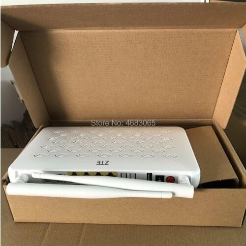 Free SHipping ZTE New F660W 5.2 Version ZTE GPON ONU 4FE+2TEL+USB+WIFI External, With Patchcord, Same function as ZTE F460 EPON