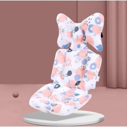 1pcs Buggy Mattresses Pillow Child Carriage Thicken Warm Cushion Baby Print Stroller Pad Car Seat Trolley Chair Cushion Pad