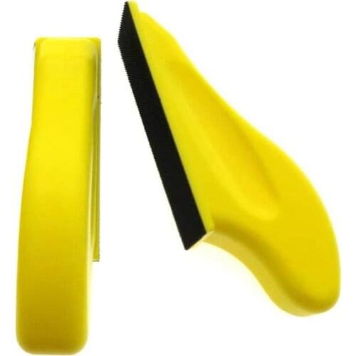 2Pcs Abrasive Tools Hand Sanding Block 27mm x 90mm Sanding Disc Holder PU Grinding Block for Polishing Wood Furniture