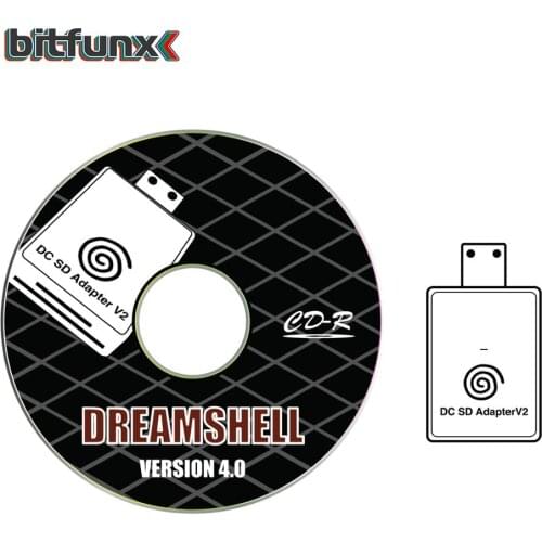 Bitfunx DC SD TF Card Adapter Reader V2 for SEGA Dreamcast and CD with DreamShell Boot Loader