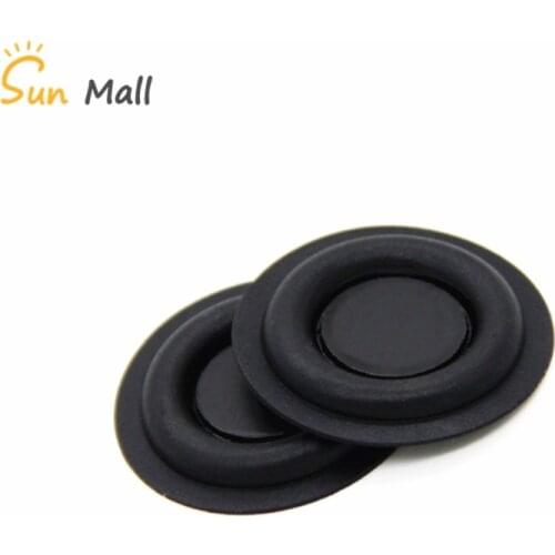 2PCS 30mm diameter bass diaphragm Passive plate Enhanced bass low frequency film Radiator rubber diaphragm