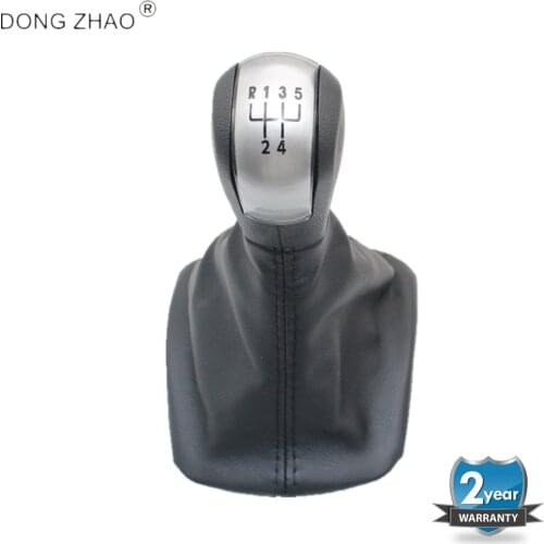 For Skoda Octavia A5 MK2 1Z5 Sedan & Combi 2004 2005 2006 2007 2008 Car 5 Speed Gear Stick Shift Knob With Leather Boot