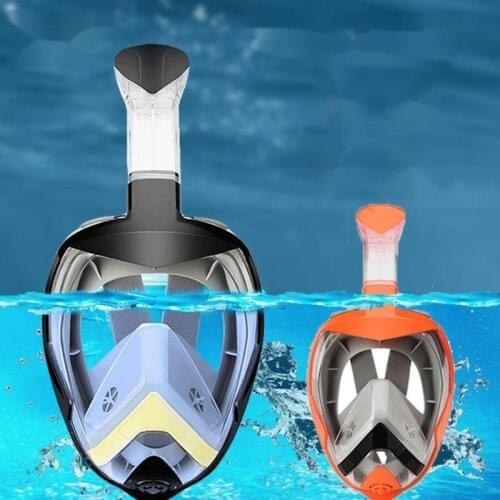 Diving mask mens and womens full face dry respirator set snorkeling Sanbao swimming equipment comprehensive mirror