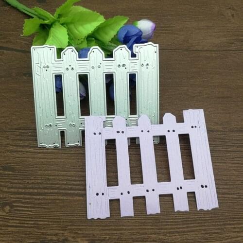 Fence Metal Cutting Dies Stencil for DIY Scrapbooking Photo Album Embossing Paper Cards Crafts Die cuts