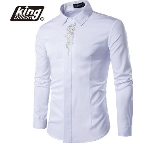 EU Size 2021 New Casual Mens Fashion Multi color Bottom up Henry collar design Shirt gilded printing long sleeve Shirt