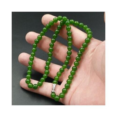 New natural l emerald Bead Necklace 10 mm fashion accessories