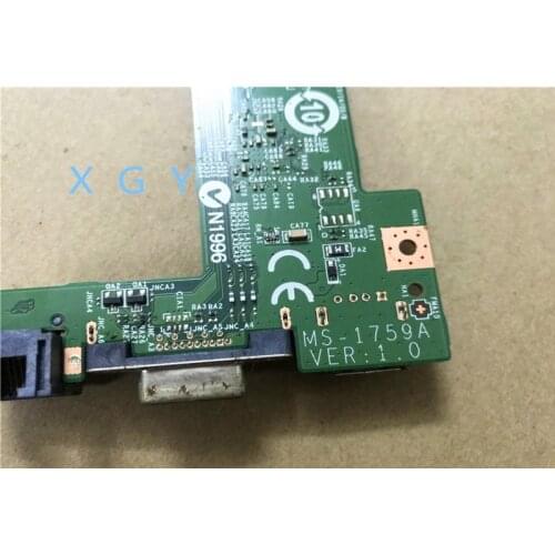 Original Genuine laptop FOR MSI FOR GE70 MS-17591 MS-1759 VGA USB WLAN BOARD MS-1759A 100% Test ok