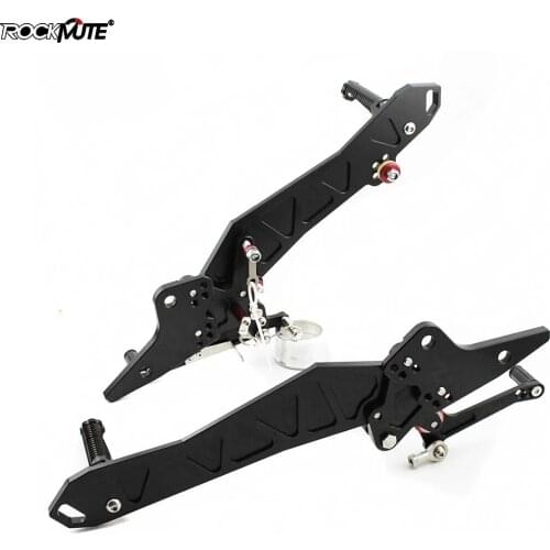 CNC-Passanger Motorcycle Rear Footrest For Kawasaki Z800 2013 2014 2015 2016 Adjustable Rest Footrest