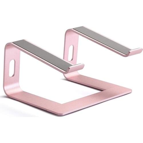 Laptop Stand, Aluminum Computer Riser, Ergonomic Laptops Elevator for Desk, Metal Holder for 10-15.6 Inches Notebook