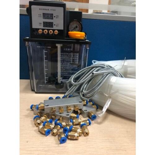 Full Set 2L Automatic Lubrication Oil Pump For CNC Electromagnetic Lubrication Pump