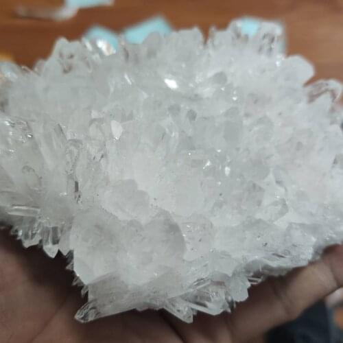 Natural Clear Quartz White Crystal Cluster Energy Healing Specimen 600-800g