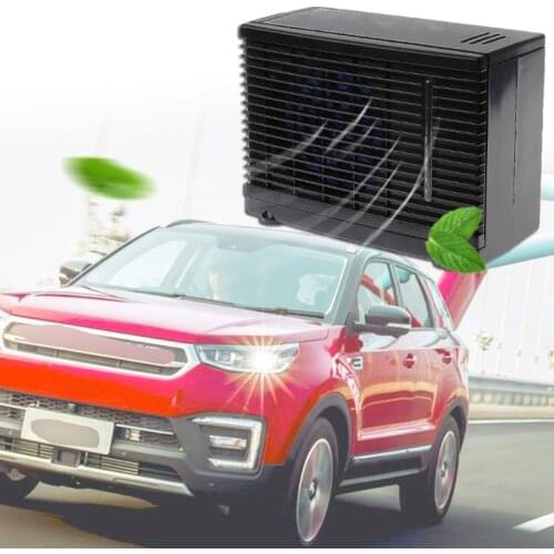 Adjustable 12V Car Air Conditioner Cooler Cooling Fan Water Ice Evaporative