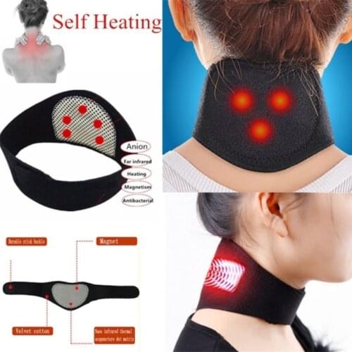 Tourmaline Magnetic Therapy Neck Massager Cervical Vertebra Protection Spontaneous Heating Belt Massagem Body Massager