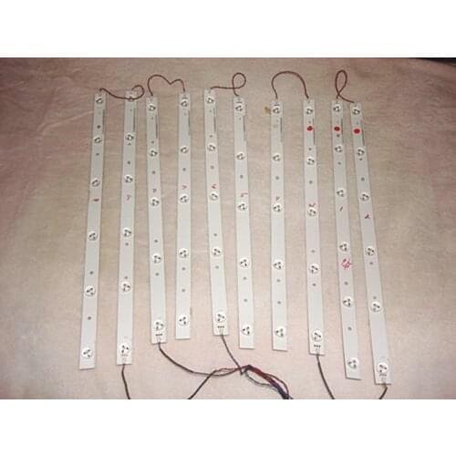 1set=10pcs bar light for S ony 50inch A/B/C/D Replacement LED Backlight Strips KDL-50R450A