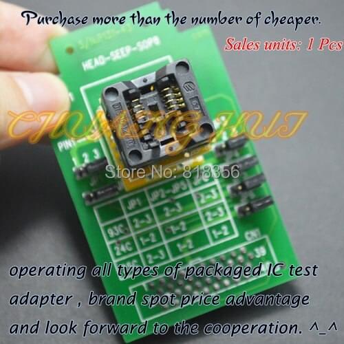 150mil SOP8/HEAD-SEEP-SOP8 Programmer adapter for GANG-08 Programmer
