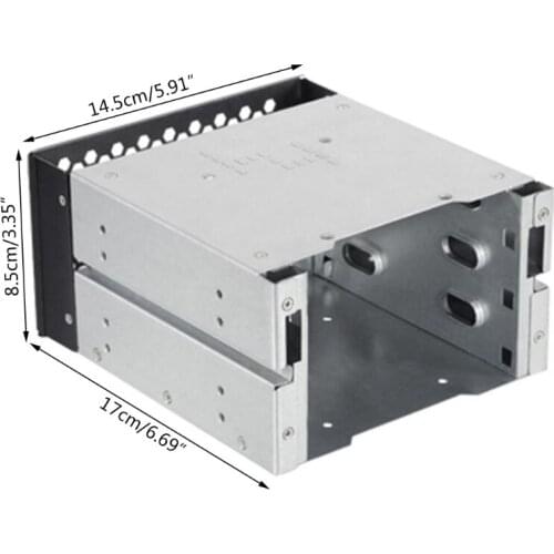 28EA 3.5-Inch Hard Drive Cages 2 Chassis Drives Hard Drive Box Computer Storage Expansion In The Chassis