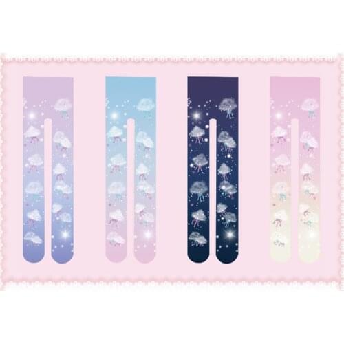 4 Colors Lolita Stockings Lovely Long Socks Lolita Dress Accessories Pantyhose H