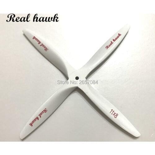 4 Blade 22x8/22x10 CCW or CW white Wooden Propeller High Quality For Scale RC Gas Airplane Model