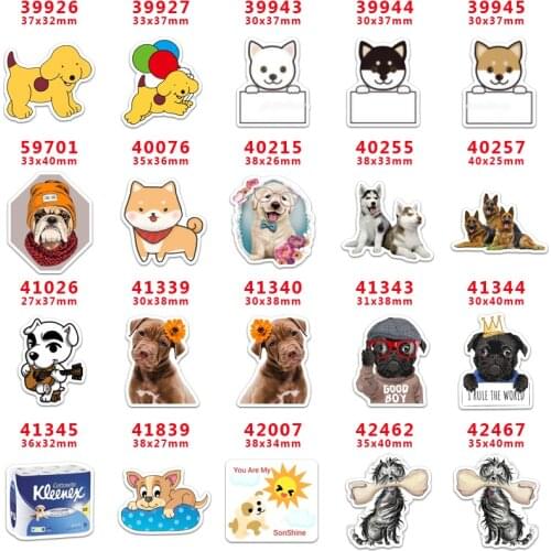 DIY decoration crafts accessories 30pcs per cartoon character planar resin pr41343