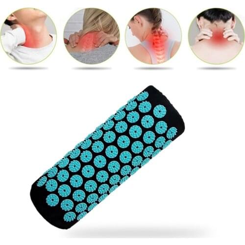 Acupuncture Massager Pillow Relieve Body Pain Stress Acupressure Cushion Body Massage Cotton Pillow Massageador