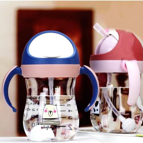 Baby Feeding Bottles Cups Anti-Choke Kids Water Milk Bottle Soft Mouth Duckbill Sippy Infant Drink Training Feeding Bottle