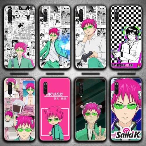 The Disastrous Life Of Saiki Phone Case for Xiaomi Mi Note 10 Lite Mi 9T Pro xiaomi 10 CC9 9SE