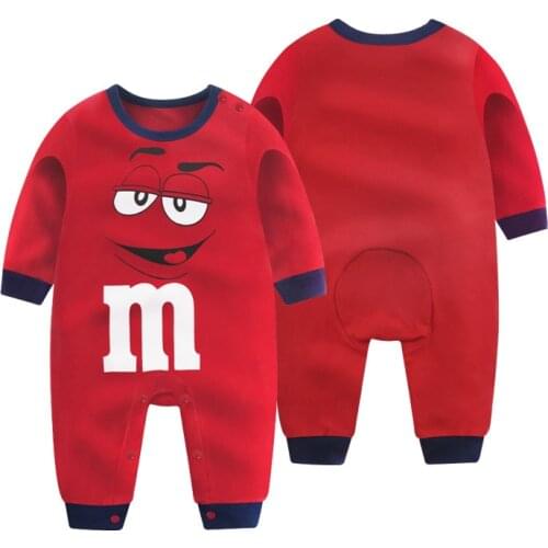 Baby Boy Rompers Cartoon Long Sleeve Cotton Jumpsuits 0-18 Months Toddler Infant Romper Outfits Unixex New born Girl Clothes