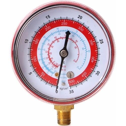 Red Air Conditioner For R404/R134A/R22 Refrigerant High Pressure Gauge PSI KPA dropshipping for car accessories