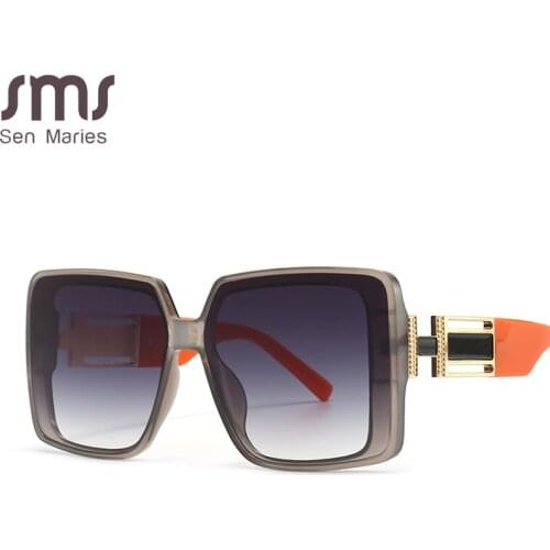 2021 New Fashion Square Shield Sunglasses Women Men Gradient Colorful Lens Frame Brand Designer Luxury Vintage Sun Glasses