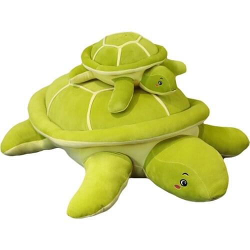 40cm to 85cm cute plush tortoise toy stuffed animal green tortoise pillow cushion big size animal plush kids toys birthday gift