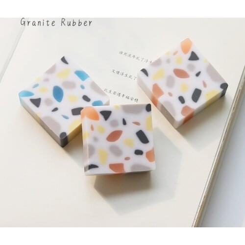 Cute Cube Pencil Erasers for Kids School Office Supplies Stationery